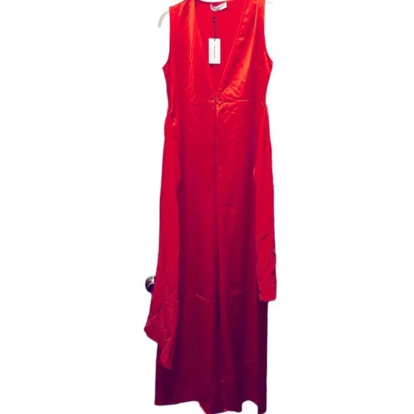 NWT Nonchalant Jana orange jumpsuit